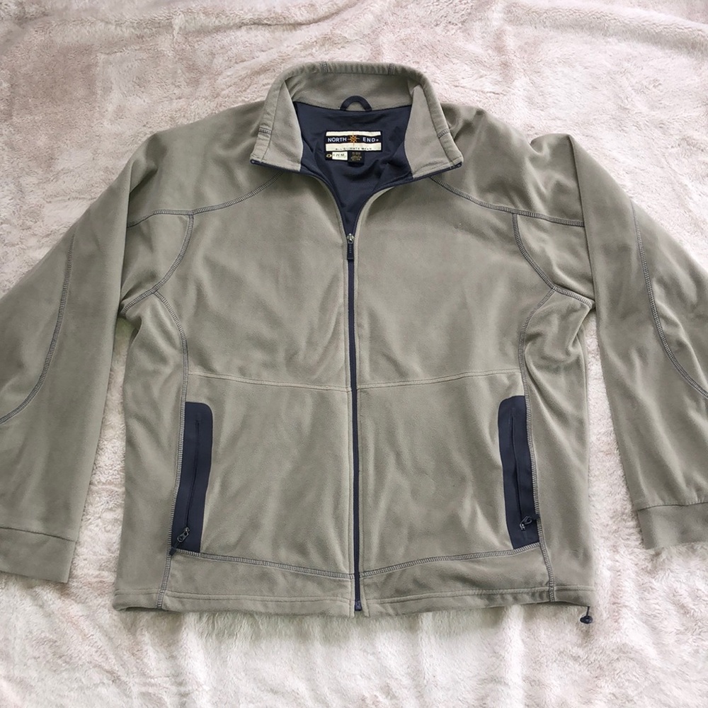 Fleece Zip Collared Jacket Soft